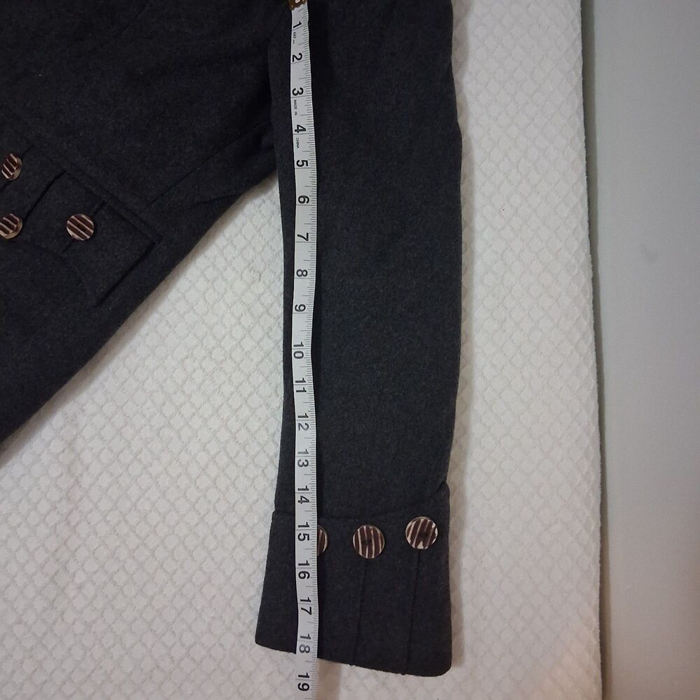 European Coat Mens S European Military Vtg Style Tailored Indie Steampunk Sz S - Picture 8 of 11